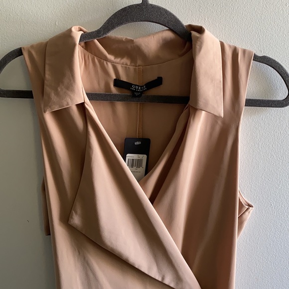 NWT GUESS Brienna Long Draped Vest SIZE S - Picture 12 of 15